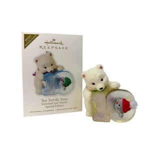 Hallmark Keepsake 2010 Ten Terrific Years Snowball Tuxedo Special Edition Orname